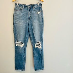 American Eagle Distressed Mom Jeans